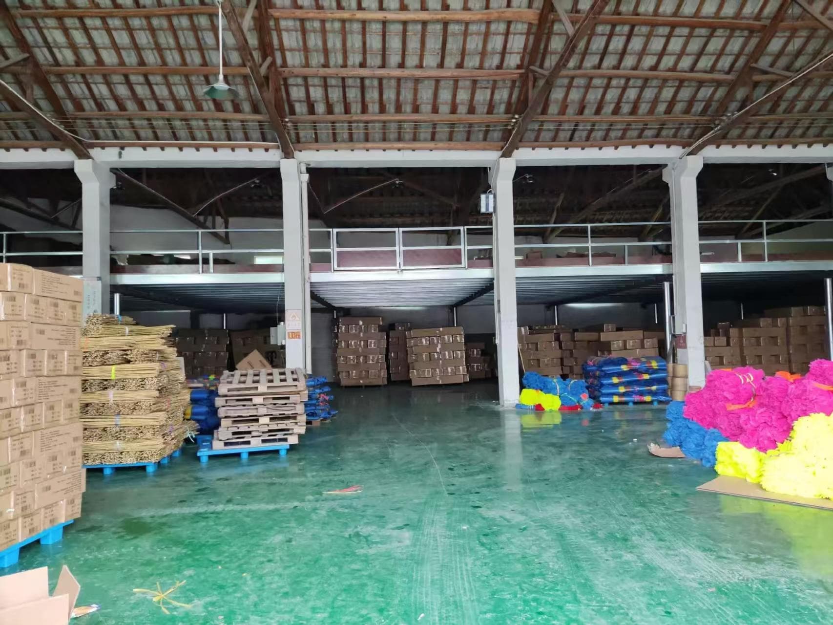 Finished-goods warehouse