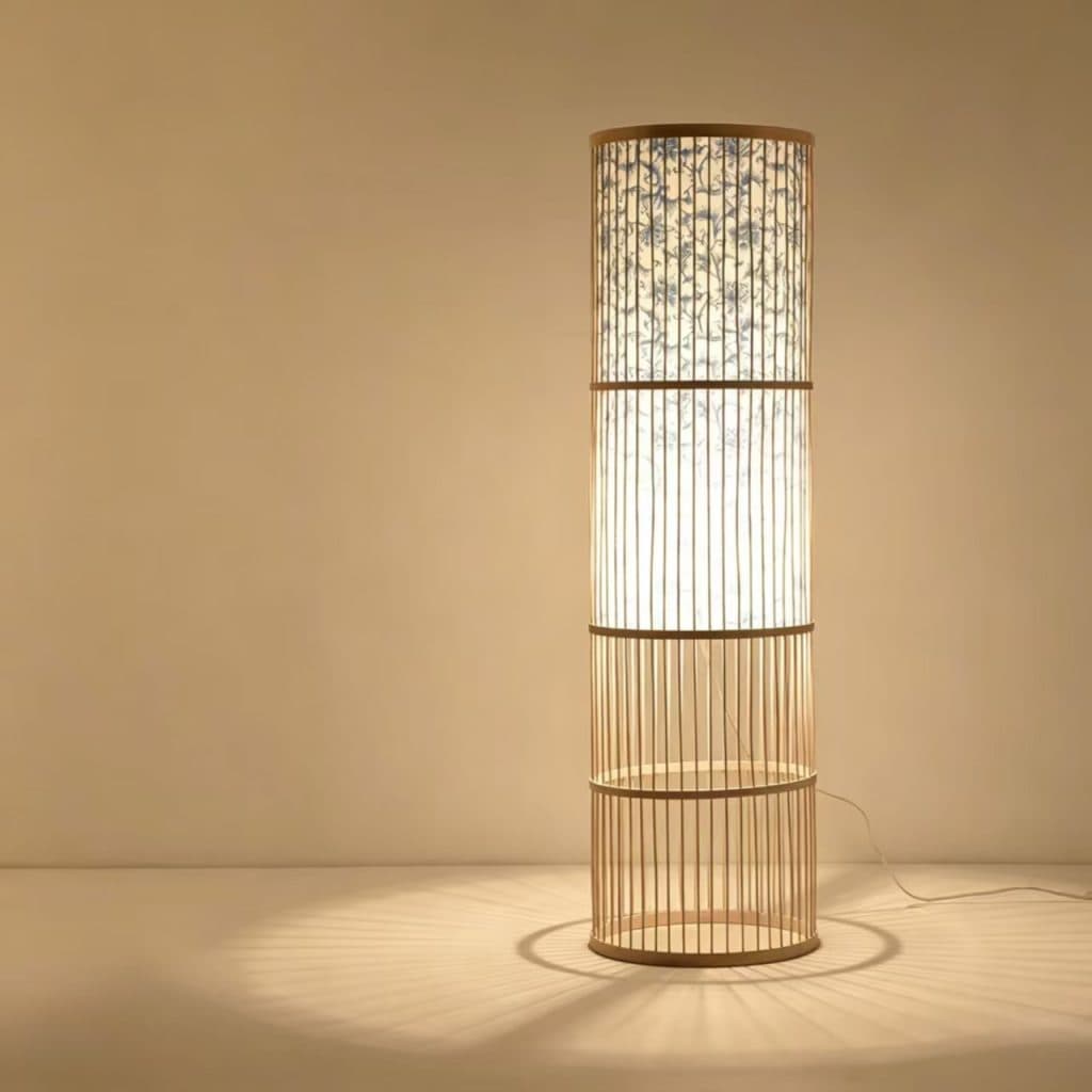Bamboo Floor Lamp FL-005