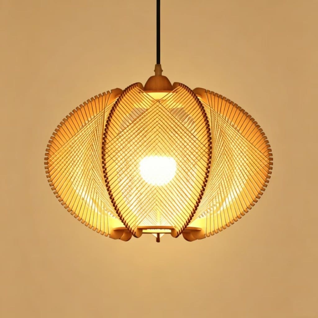 Bamboo Pendant Light PL-008