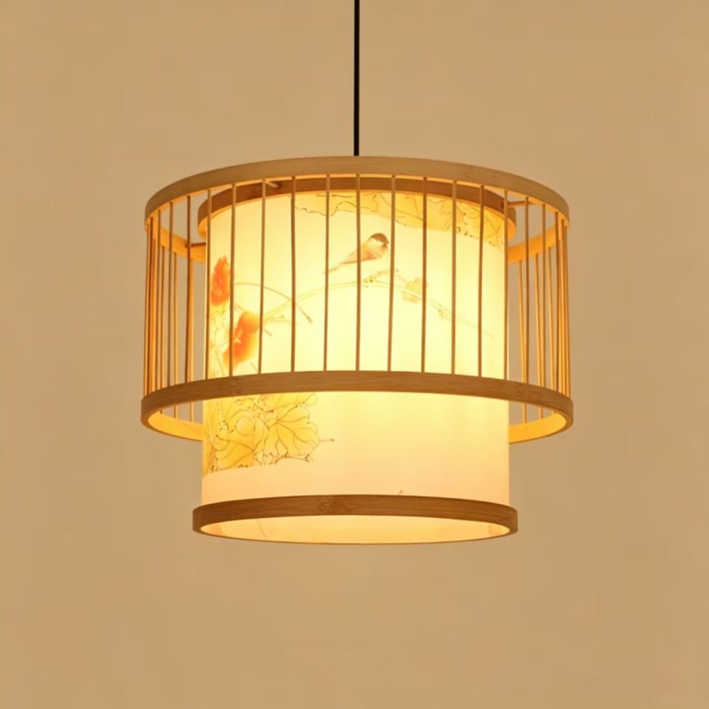 Bamboo Pendant Light PL-011