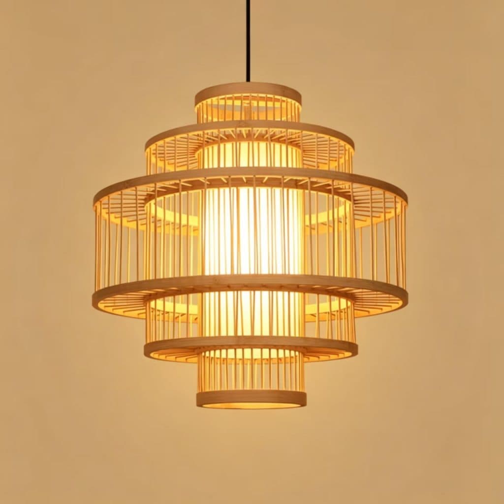 Bamboo Pendant Light PL-032